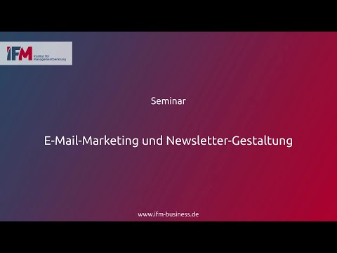 E-Mail-Marketing und Newsletter-Gestaltung | Seminar