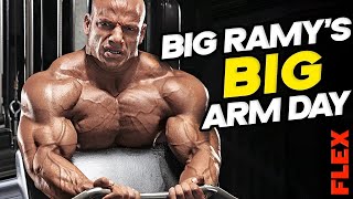 Big Ramy's Planet-Size Pipes | ARM Workout For Mass