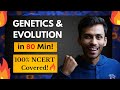 Genetics  evolution fast one shot  ncert line by line neet  class 12