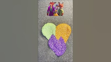 Zootopia 2 Color Mixing (Part 6) #shorts #Zootopia #colormixing #disney