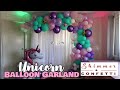 How to Set up Unicorn Balloon Garland - Shimmer and Confetti
