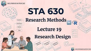 Research Design Made Easy | Research Methods Lecture 19 | Delphinium Psyche