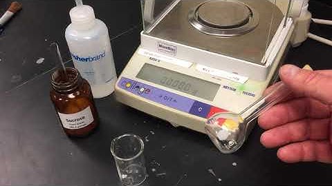 Mass of empty flask for standard curve
