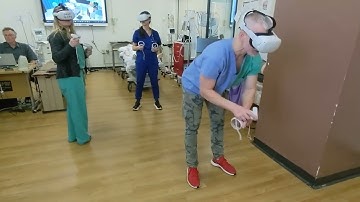 ACLS in VR at VA Manhattan using Lumeto
