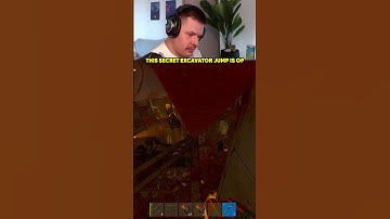 Secret Excavator Jump 😳 #xkevv #rust #shorts