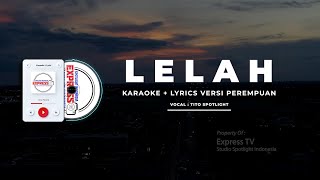 Karaoke Lelah - Versi Perempuan [Music Karaoke   Lyric]