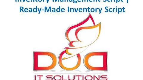 Inventory Management Script | Ready-Made Inventory Script