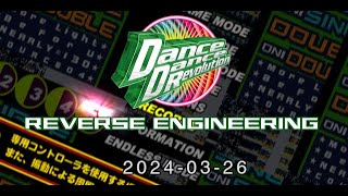 Dance Dance Revolution Reverse Engineering - 2024-03-26