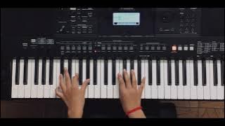 How to play happy birthday with chords on Yamaha keyboard #happy #chords #howto #happybirthday