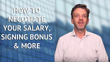 What is a typical signing bonus?