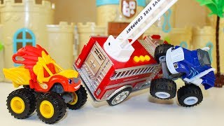 Мультики про машинки игрушки Вспыш и чудо машинки Крушила и Пожарная машина Мультфильмы для детей