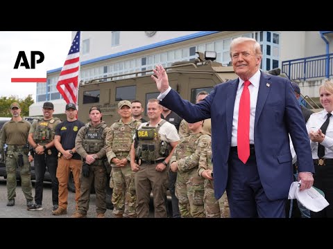 Trump visits National Guard troops in DC: 'It's like a different city'
