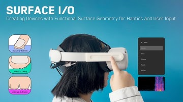 Surface I/O: Creating Devices with Functional Surface Geometry for Haptics and User Input