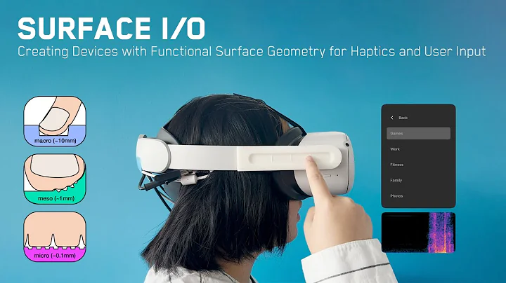 Surface I/O: Creating Devices with Functional Surface Geometry for Haptics and User Input