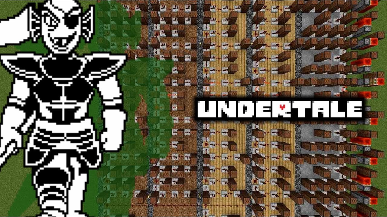 Minecraft Noteblockで Spear Of Justice Undertale Youtube