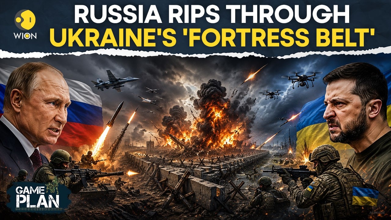 Russian Missiles Batter Ukraine's Last Defensible Frontline | Fall of Kostiantynivka |WION GAME PLAN