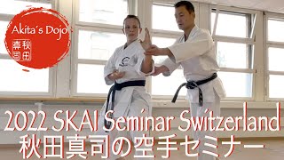 Karate Seminar 2022 with Shinji Akita in Arbon, Switzerland 秋田真司の空手セミナー【Akita&#39;s Karate Video】