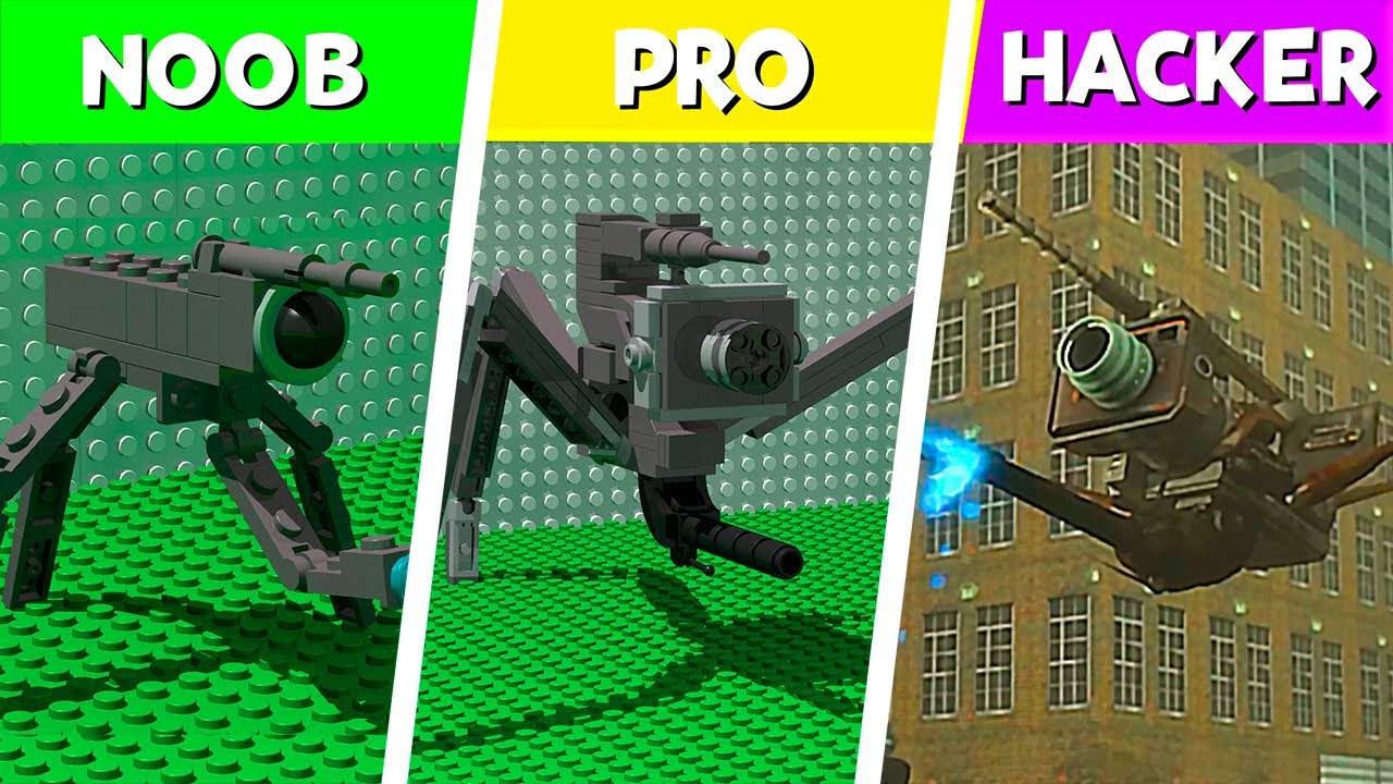 LEGO Camera Strider: Noob, Pro, HACKER! | Skibidi Toilet - YouTube
