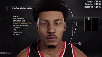 NBA 2K17 - MyPlayer Face Creation