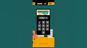 #Escape room: The 4 digit Code door 51 bill tilted poster above the door