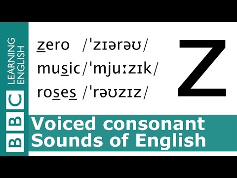 ఆంగ్ల ఉచ్చారణ –స్వర హల్లు - /z/ - &rsquo;సున్నా&rsquo;, &rsquo;సంగీతం&rsquo; మరియు &rsquo;గులాబీలు&rsquo;