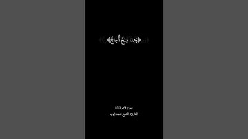 ايات قرانيه من سوره فاطر شاشه سوداء