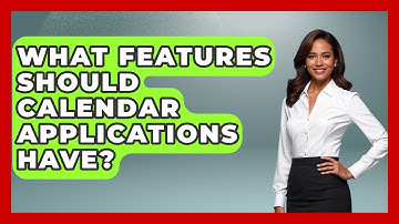 What Features Should Calendar Applications Have? - The Time Management Pro
