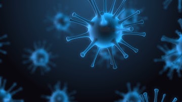 Virus Cells Viruses Virus Cells Under Microscope, Floating In Fluid | Free Stock Video Footage HD 4K