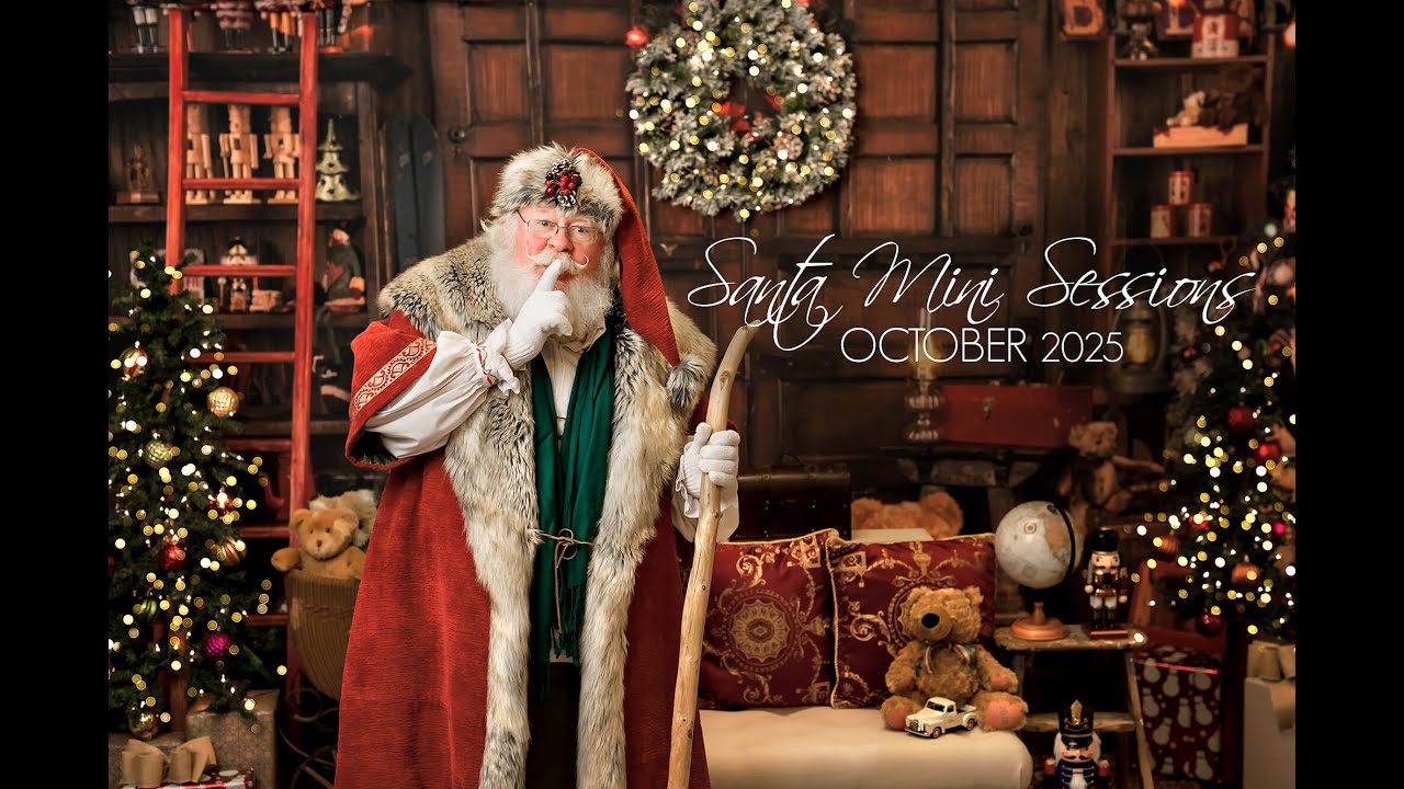 2026 Santa Photo Sessions Bellingham Everett Seattle Mount Vernon Camano Island