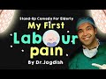 My first labour pain  stand up comedy for the elderly on valentines day 2018