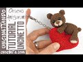 Come Fare un Orsetto Amigurumi Portachiavi (sottotitoli in spagnolo, inglese e francese)