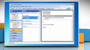 Microsoft® Outlook 2003: How to create a vCard in Windows® 7