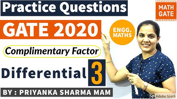 Practice Question I GATE 2020 I Differential Equations I Most Expected GATE 20 Question I GATE Maths