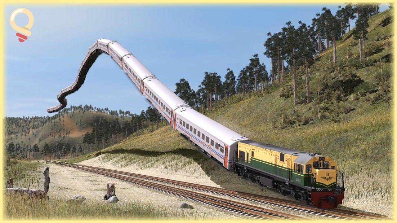 Impossible Flying Train - YouTube
