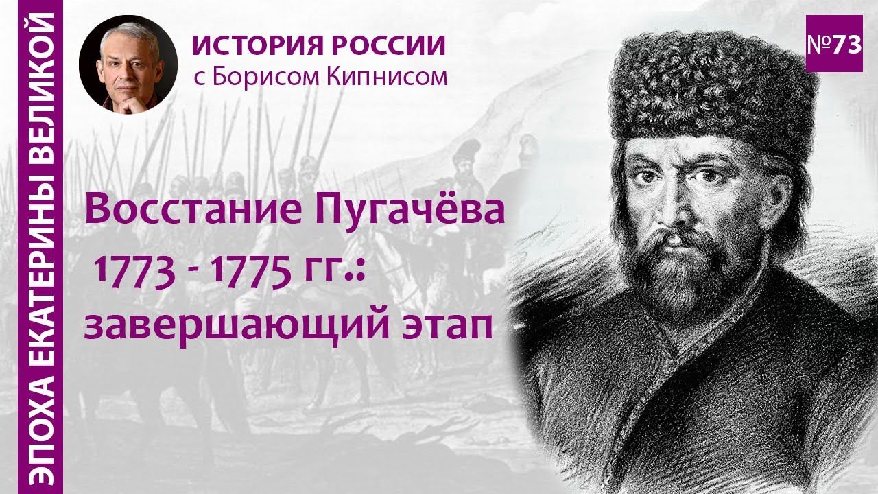 Восстание Пугачёва в 1773 - 1775 гг.: рост масштабов и подавление ...