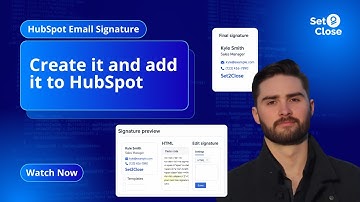 How to add an email signature in HubSpot, step by step