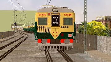 Chennai Local || MSTS Open Rails ||  Indian Train simulator