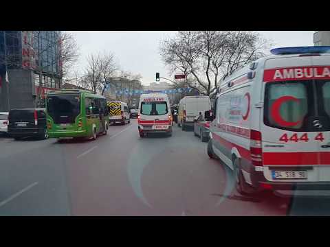 KALP KRİZİ GEÇİREN HASTASI ACİL NAKLEDİYORUZ / Ambulans İstanbul