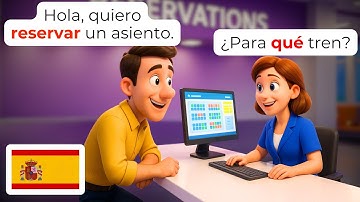 🇪🇸 Train Travel in Spanish | A1-A2 | Learn Spanish Fast | Spanish for Beginner