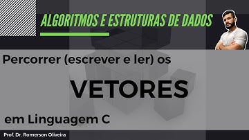 AEDS 6: Vetores (4) - Percorrer Vetores em Linguagem C (Escrever e Ler)