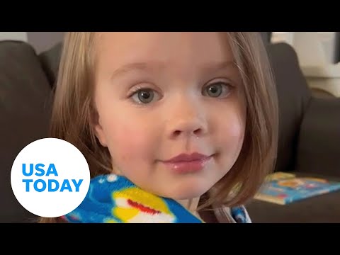 Girl gives adorably unexpected response when asked to say a 'bad word' | USA TODAY