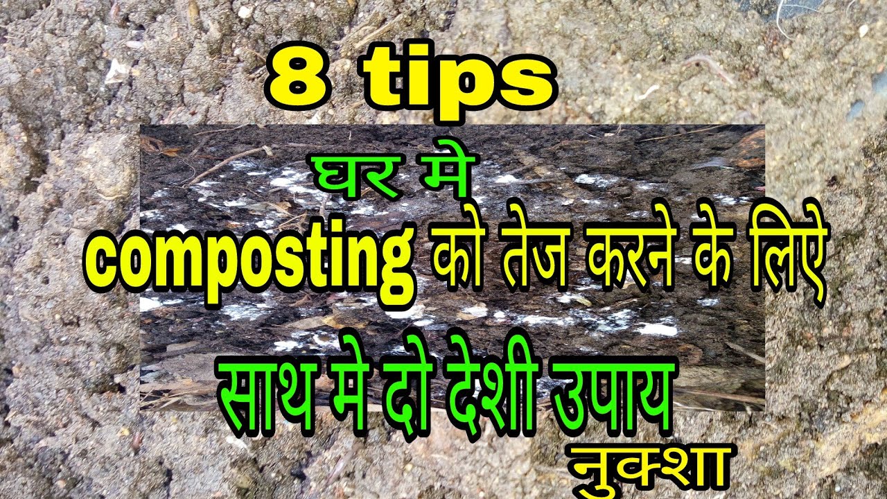 8 Tips on how to make compost faster( Hindi Urdu) Vijaya's creative garden YouTube
