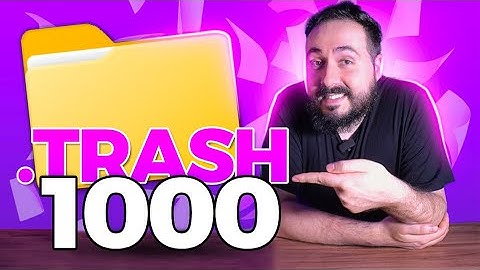 Sim, esse é um vídeo sobre a Lixeira. Juro que é interessante.