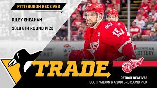 Penguins Acquire Forward Riley Sheahan and a 2018 Fifth-Round Draft Pick
