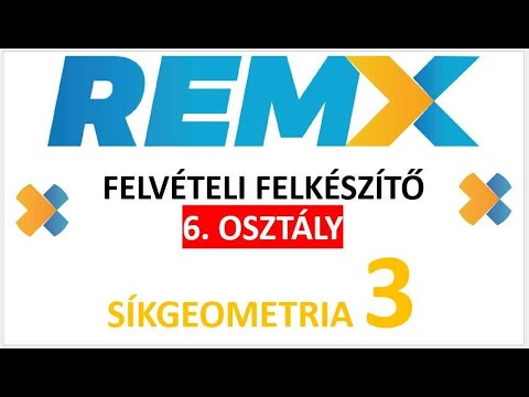 6. osztály * felvételi felkészítő * SÍKGEOMETRIA 3 borítóképe
