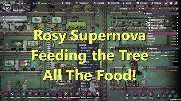 Rosy Supernova Ep 38 Feeding the Resin Tree 11M cal of Food in Spaced Out Oxygen Not Included