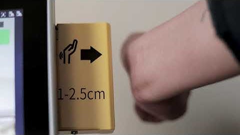 Single-Person Wrist Temperature Detection and Facial Recognition with mask detection.