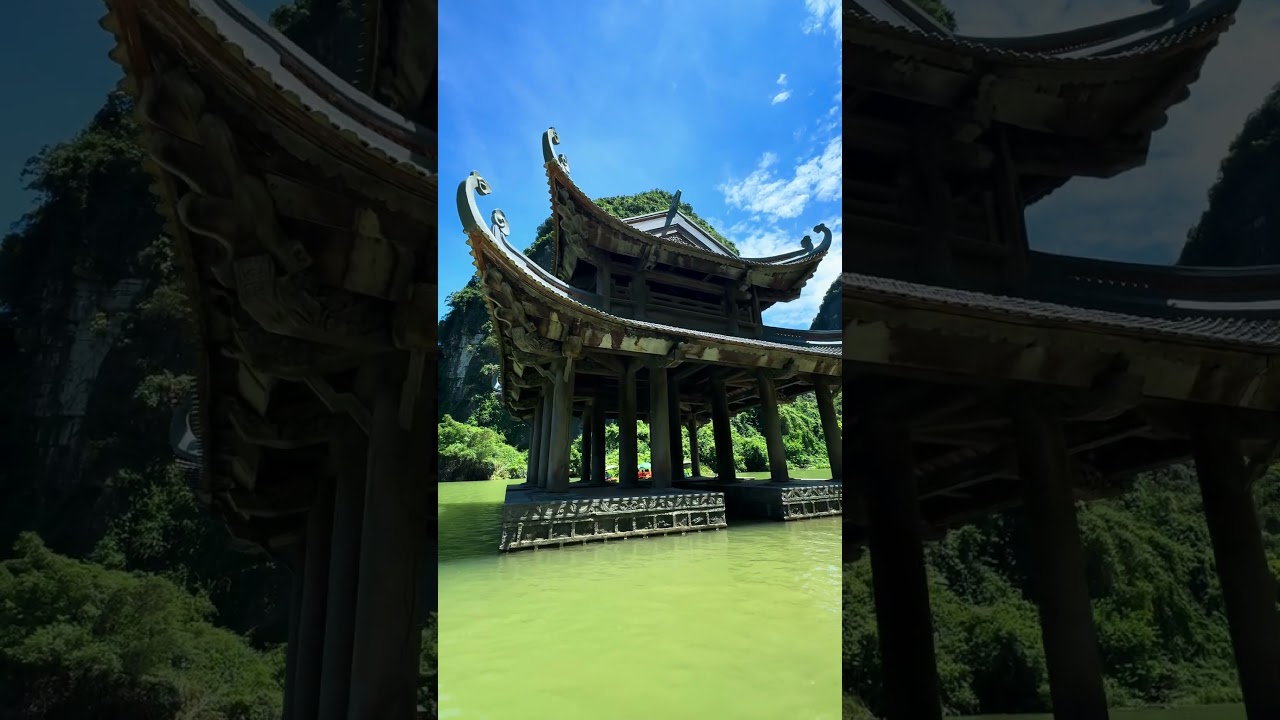 Lost in the timeless beauty of Ninh Binh 🇻🇳🏞️ #shorts #youtube #trending #viral #vietnam