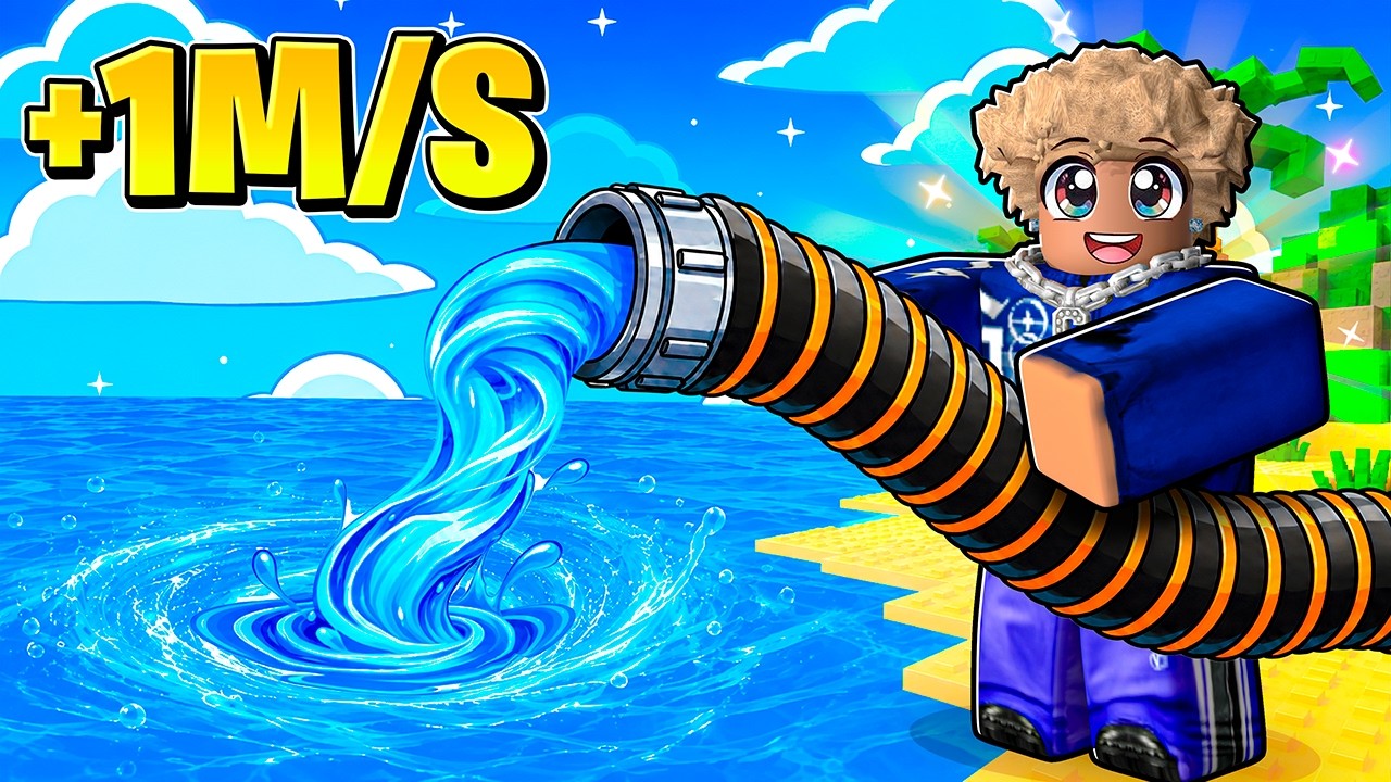 I Became OVERPOWERED in +1 Drain Water!