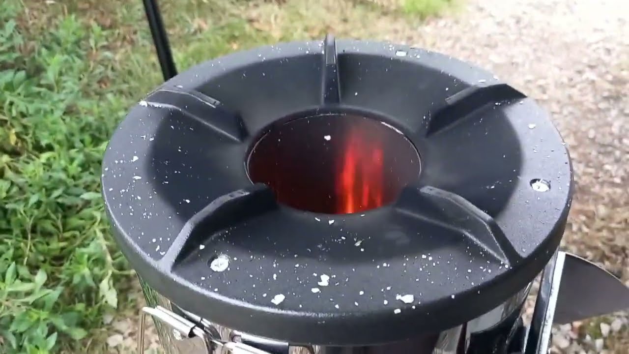 Poêle à Fusée Petromax Pour Camping, Survie, Bushcraft - Acier Inox/fonte, Portable, 7.5kg, Neuf
